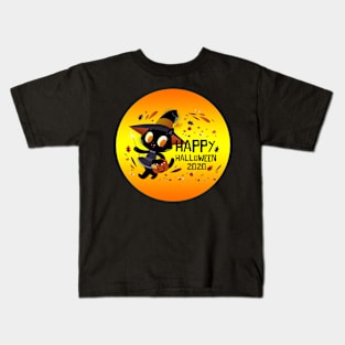 Halloween cat Kids T-Shirt